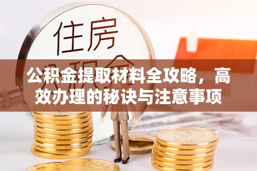 宾川公积金提取材料全攻略，高效办理的秘诀与注意事项