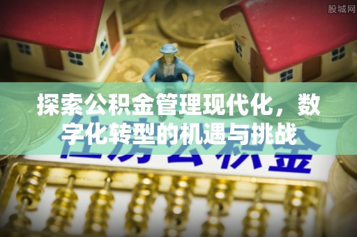 宾川探索公积金管理现代化，数字化转型的机遇与挑战